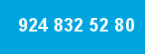 924 832 52 80 924 832 52 80